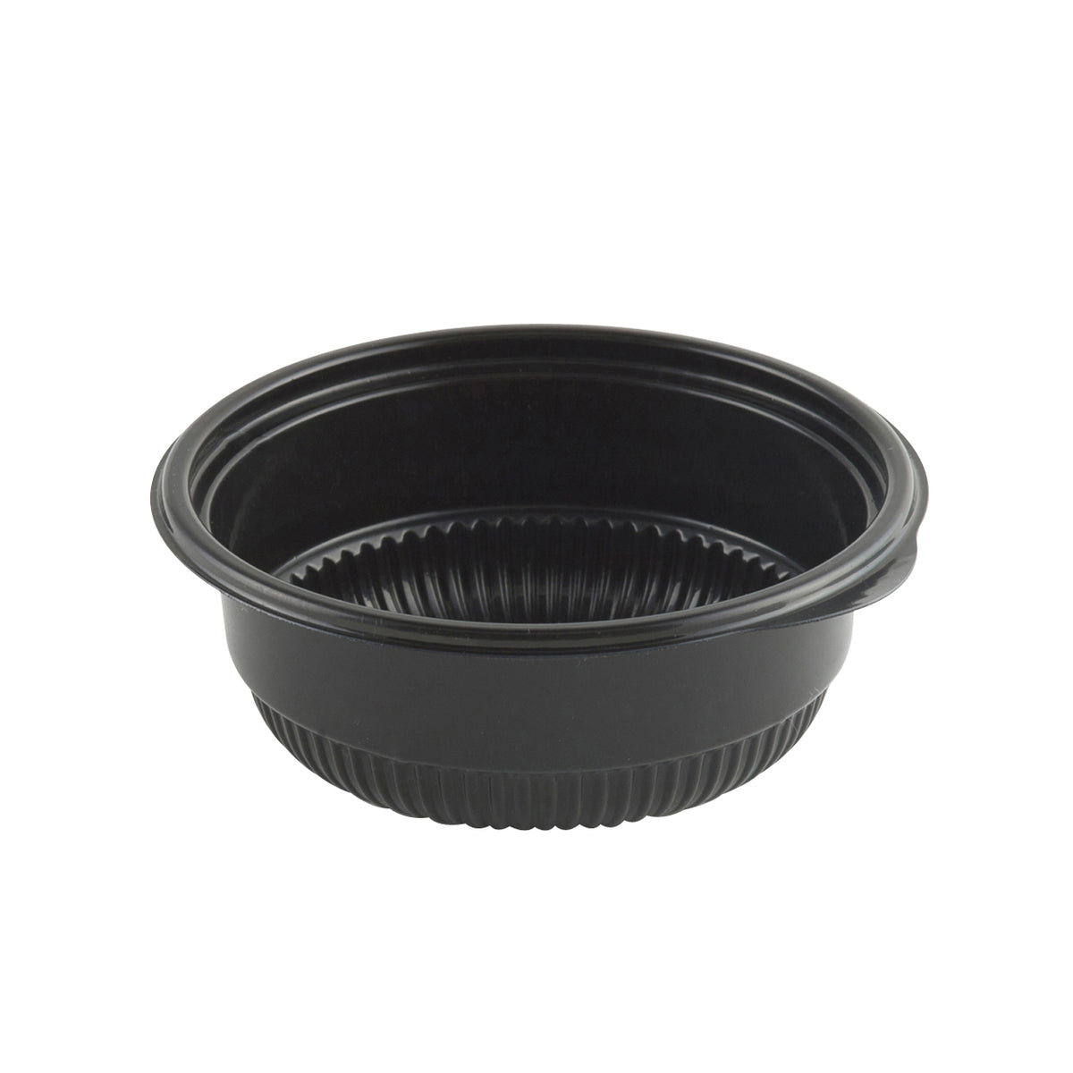 4.75″ Round Bowl 8 oz Microwavable Black 540 / Case (1 Case)