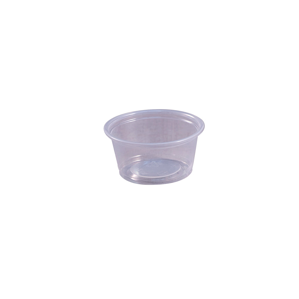 Plastic Portion Cup Clear 2 oz,  2500 / Case