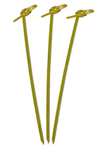 4" Bamboo Knot Pick...10/100 Per Case (1000 picks) Comes in 10 bags of 100. (1 Case)