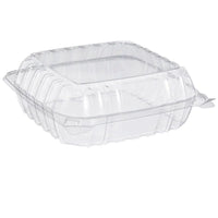 Load image into Gallery viewer, Dart Clear Hinged Plastic Container 8 1/4 x 8 1/4  250 /  Case
