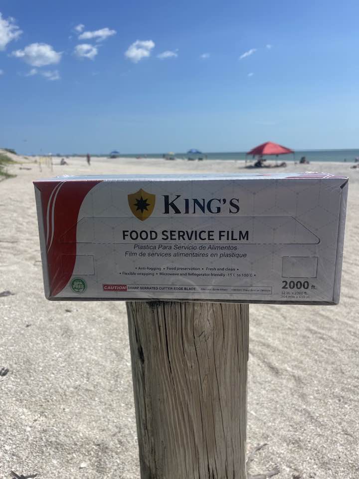 Food Service Film Wrap (plastic wrap) 12" x 2000'  1 / Case