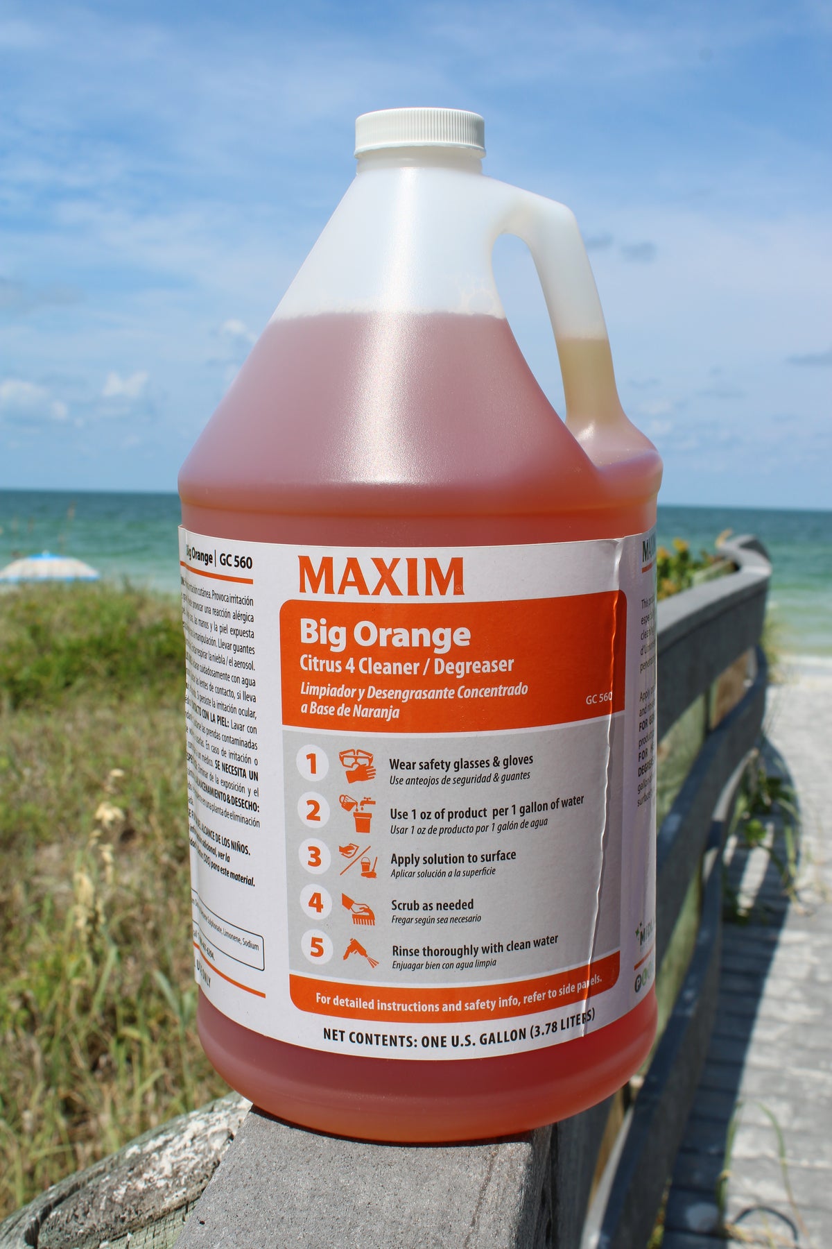 Big Orange Citrus 4 Cleaner/Degreaser (Case of 4/1 Gallons)