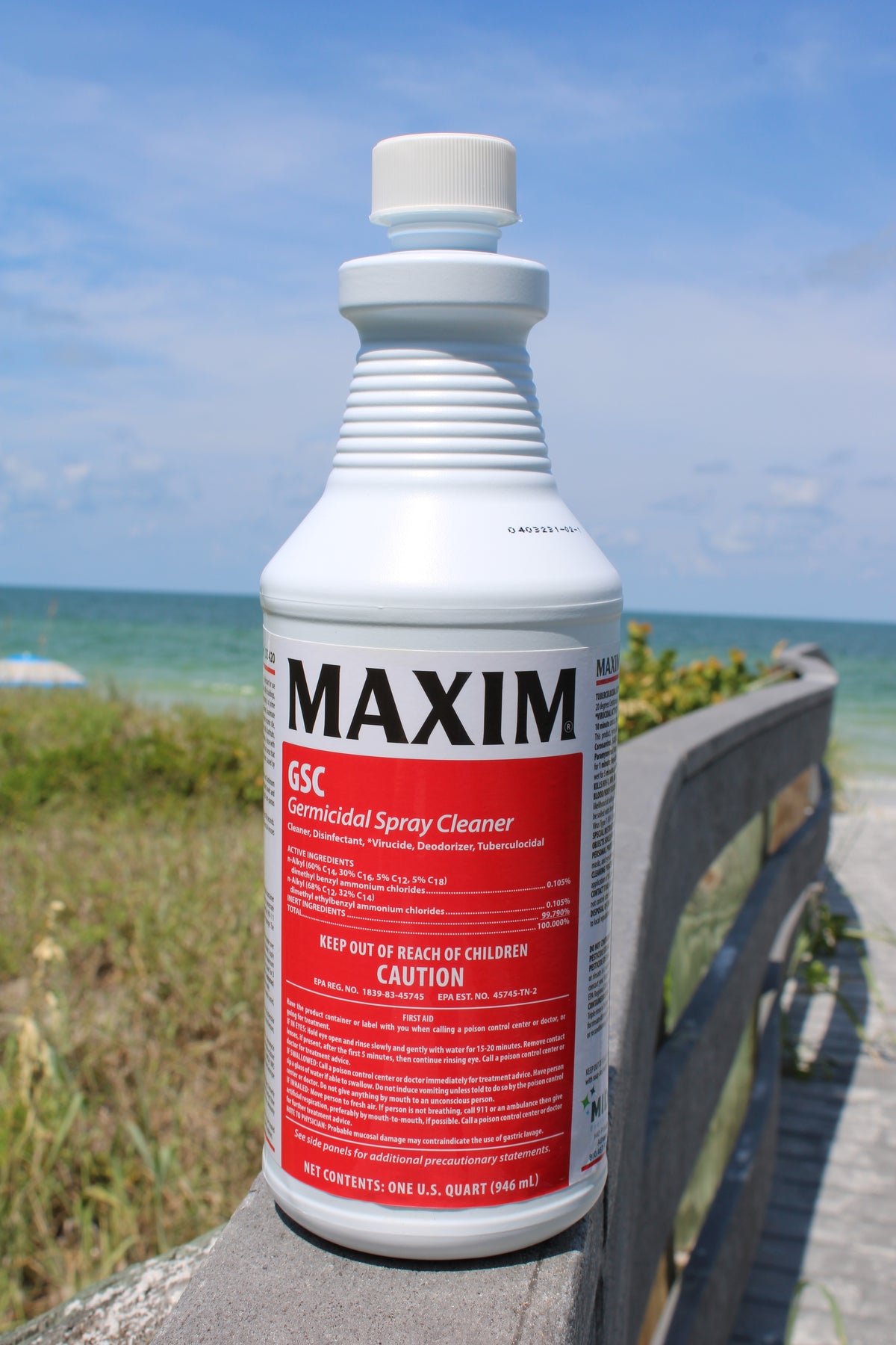 Maxim GSC Germicidal Spray Cleaner  (12/1 Quarts CDC N-List) RTU