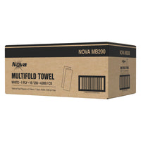 Load image into Gallery viewer, Nova Multifold 1 ply 9.125 x 9.45  4000 / Case (1 Case)
