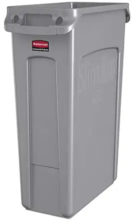 Rubbermaid Commercial Slim Jim 23 gallon, Gray  1 / Each