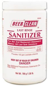 Bar Kleen - Last Rinse Sanitizer