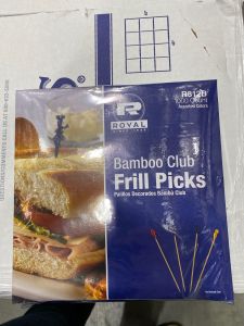 Bamboo Frill toothpicks 1000 Ct/box