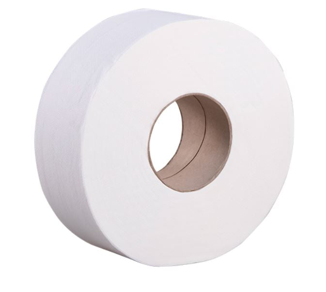 Elite Jumbo Roll Tissue 9" 2 Ply White 12 Rolls