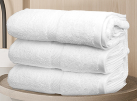 Oxford Imperiale Towel Collection White 100% Ringspun Cotton Dobby Border & Dobby Edge (2-25 DZ  / Case)