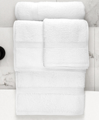 Load image into Gallery viewer, Oxford Nuvola Towel Collection White 100% Ringspun Cotton W/ Dobby Border &amp; Dobby Edge (3-25 DZ  / Case)
