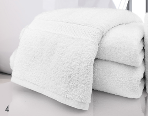 Oxford Regale Towel Collection White 100% Cotton Dobby Border & Dobby Hemmed (3-25 DZ / Case)