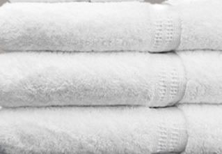 Oxford Reserve Towel Collection White 100% 2 Ply Combed Cotton Dobby Border & Dobby Hemmed (2-25 DZ / Case)