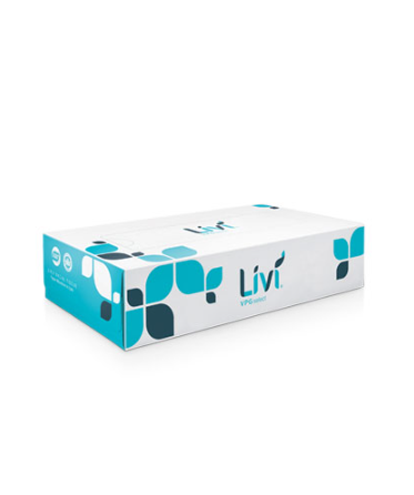 Solaris Livi VPG Select Boxed Facial Tissue White 2-Ply 8.37"X8.07" Flat Box 30 / 100 Case (1 Case)