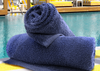 Load image into Gallery viewer, Oxford Magic Bleachguard Collection Navy Blue 100% Ringspun Cotton Dobby Edge (5-25 DZ / Case)
