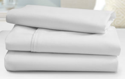 Oxford Super Deluxe T300 Bed Linen White 65% Cotton / 35% Polyester Bleached Item #300 Mercerized (1-12 DZ / Case)