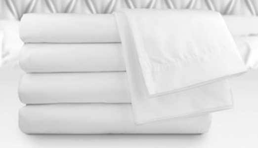 Oxford Super T300 Bed Linen White 100% Combed Cotton Sateen Bed Linen T300 Mercerized (1-12 DZ / Case)