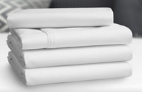 Load image into Gallery viewer, Oxford T180 Superblend Bed Linen White 55% Cotton/ 45% Polyester T180 Mercerized (1-12 DZ / Case)
