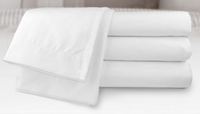 Load image into Gallery viewer, Oxford T200 Superblend Bed Linen White 60% Cotton/ 40% Polyester T200 Mercerized (1 DZ / Case)
