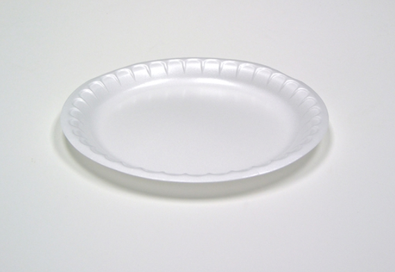 Pactiv 6" Bread & Butter Foam Plate Non-Laminated 1000 / Case (1 Case)