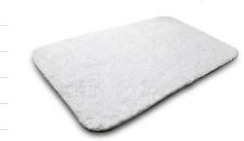 Rugs White 100% Cotton Tufted Bath Rugs 24 / Case (1 Case)